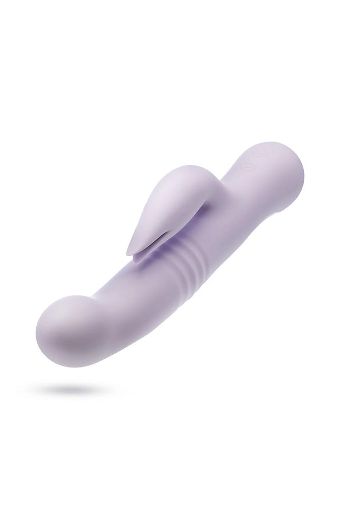 Blush Novelties - Rylee Thrusting Rabbit Vibrator - Lavender - Stag Shop