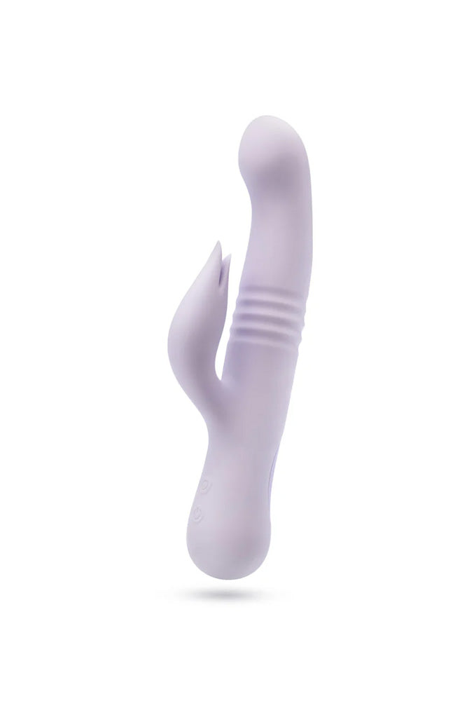 Blush Novelties - Rylee Thrusting Rabbit Vibrator - Lavender - Stag Shop