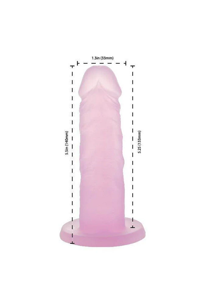Addiction - Cocktails - 5.5 inch Silicone Dong - Purple Cosmo - Stag Shop
