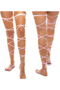 BodyZone - Tie Up Strappy Leg Garters - 1040 - Various Colors - Stag Shop