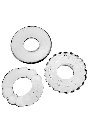 Oxballs - Bonemaker Rings 3pk - Clear - Stag Shop