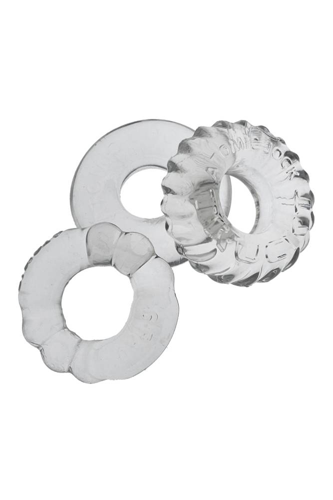 Oxballs - Bonemaker Rings 3pk - Clear - Stag Shop