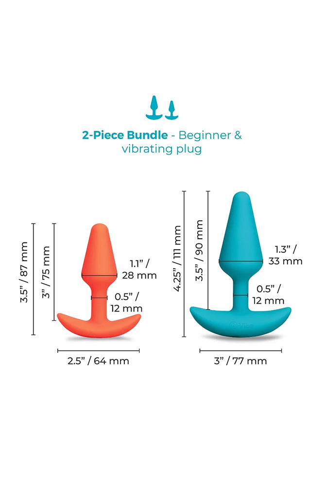 b-Vibe - Butties - Remote Control Anal Trainer Kit - Stag Shop