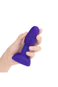 Thumbnail for b-Vibe - Rimming Butt Plug Petite - Purple - Stag Shop