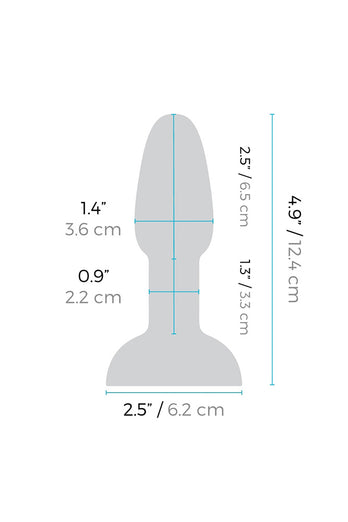 b-Vibe - Rimming Butt Plug Petite - Purple - Stag Shop