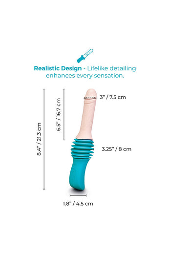 b-Vibe - Realistic Thrusting Dildo Machine - Stag Shop