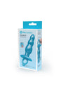 b-Vibe - Butties - Bounce Beaded Silicone Anal Plug - Blue - Stag Shop