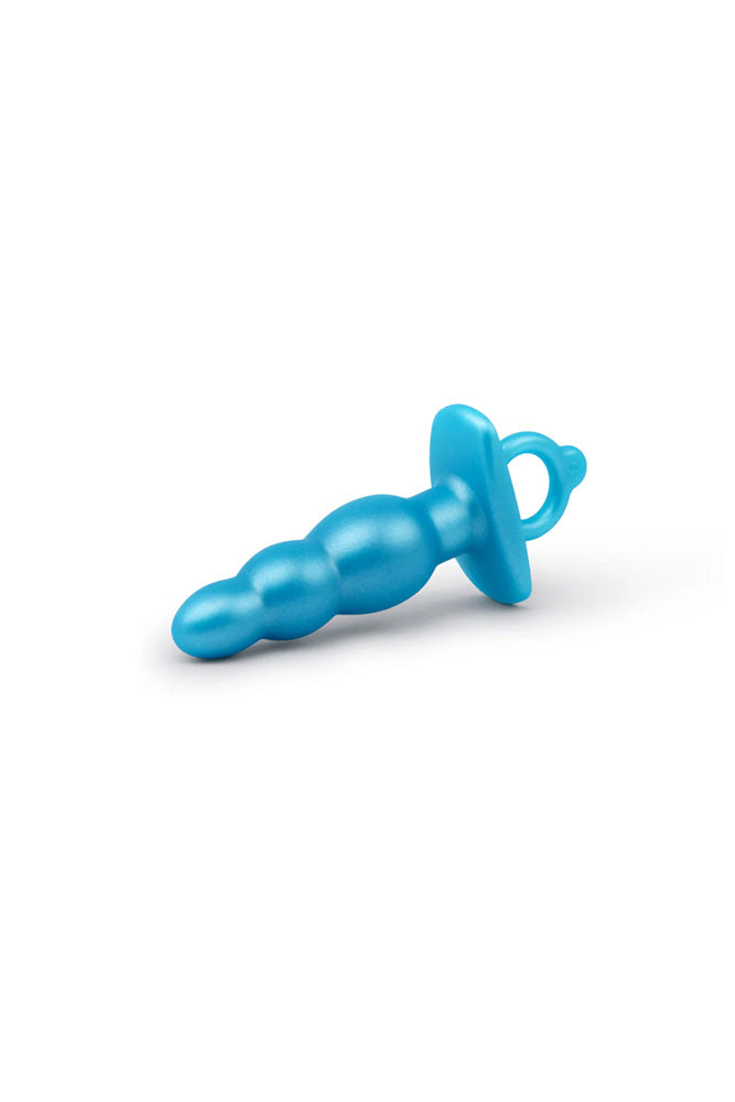 b-Vibe - Butties - Bounce Beaded Silicone Anal Plug - Blue - Stag Shop
