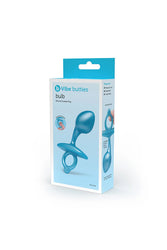 b-Vibe - Butties - Bulb Silicone Prostate Plug - Blue - Stag Shop