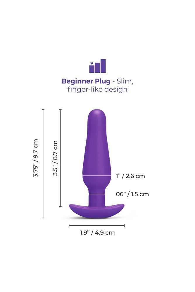 b-Vibe - Butties - Rookie Silicone Anal Plug - Stag Shop