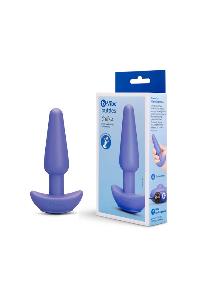 b-Vibe - Butties - Shake Vibrating Butt Plug - Stag Shop