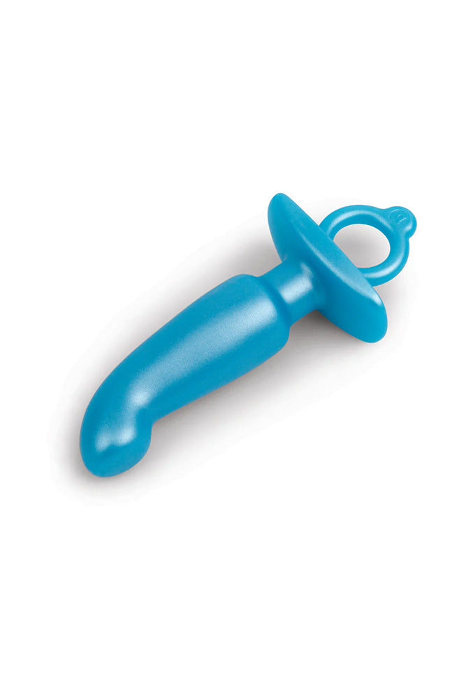 b-Vibe - Butties - Hither Silicone Prostate Plug - Blue - Stag Shop