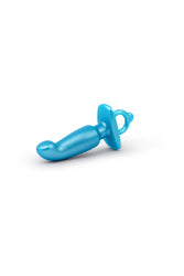 b-Vibe - Butties - Hither Silicone Prostate Plug - Blue - Stag Shop