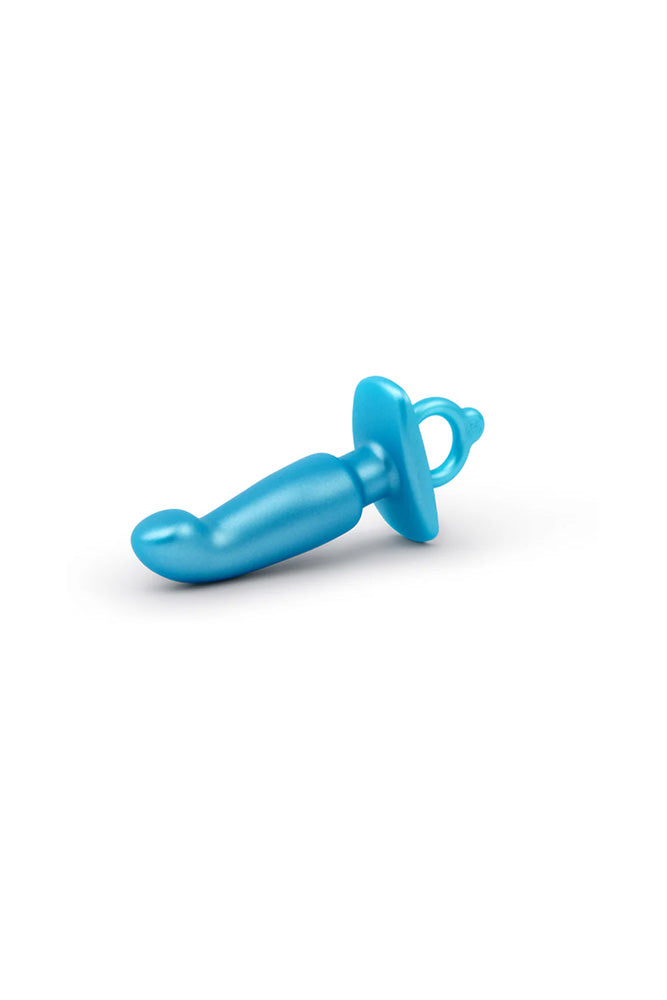 b-Vibe - Butties - Hither Silicone Prostate Plug - Blue - Stag Shop