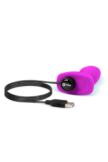b-Vibe - Rimming Butt Plug Petite - Fuchsia - Stag Shop