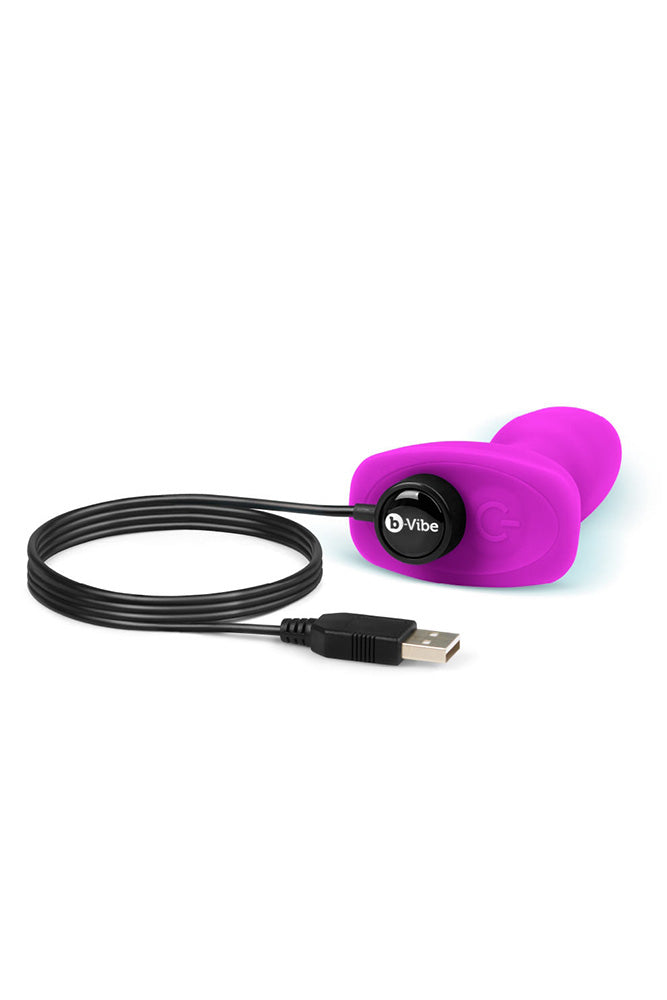 b-Vibe - Rimming Butt Plug Petite - Fuchsia - Stag Shop