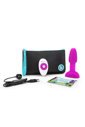 b-Vibe - Rimming Butt Plug Petite - Fuchsia - Stag Shop