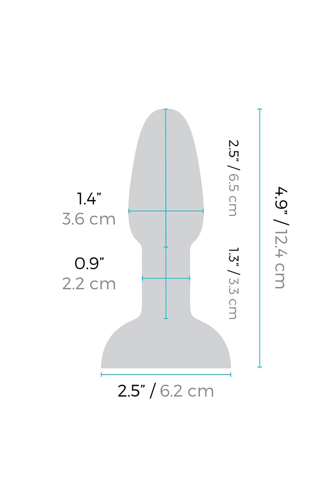 b-Vibe - Rimming Butt Plug Petite - Fuchsia - Stag Shop