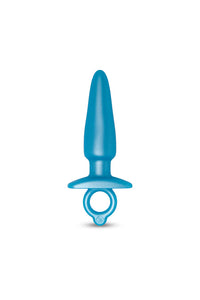 Thumbnail for b-Vibe - Butties - Sleek Tapered Silicone Anal Plug - Blue