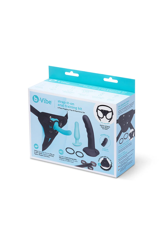 b-Vibe - Strap-It-On Anal Training Kit - Stag Shop