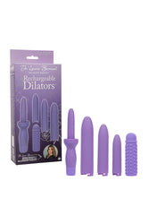 Cal Exotics - Dr. Laura Berman - Set of 4 Rechargeable Dilators Plus Sleeve - Stag Shop