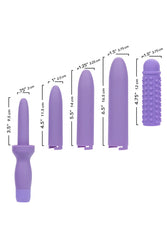 Cal Exotics - Dr. Laura Berman - Set of 4 Rechargeable Dilators Plus Sleeve - Stag Shop