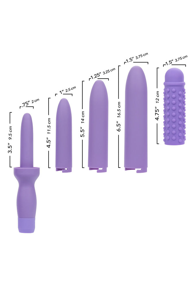 Cal Exotics - Dr. Laura Berman - Set of 4 Rechargeable Dilators Plus Sleeve - Stag Shop