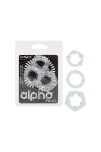 Thumbnail for Cal Exotics - Alpha - Liquid Silicone Beaded Rings - Stag Shop