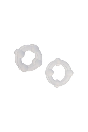 Cal Exotics - Alpha - Liquid Silicone Double Stacker Rings - Stag Shop