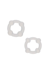 Cal Exotics - Alpha - Liquid Silicone Double Stacker Rings - Stag Shop