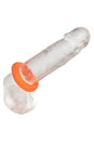 Cal Exotics - Alpha - Liquid Silicone Prolong Large Cock Ring - Orange - Stag Shop