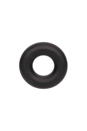 Cal Exotics - Alpha - Liquid Silicone Prolong Medium Cock Ring - Black - Stag Shop