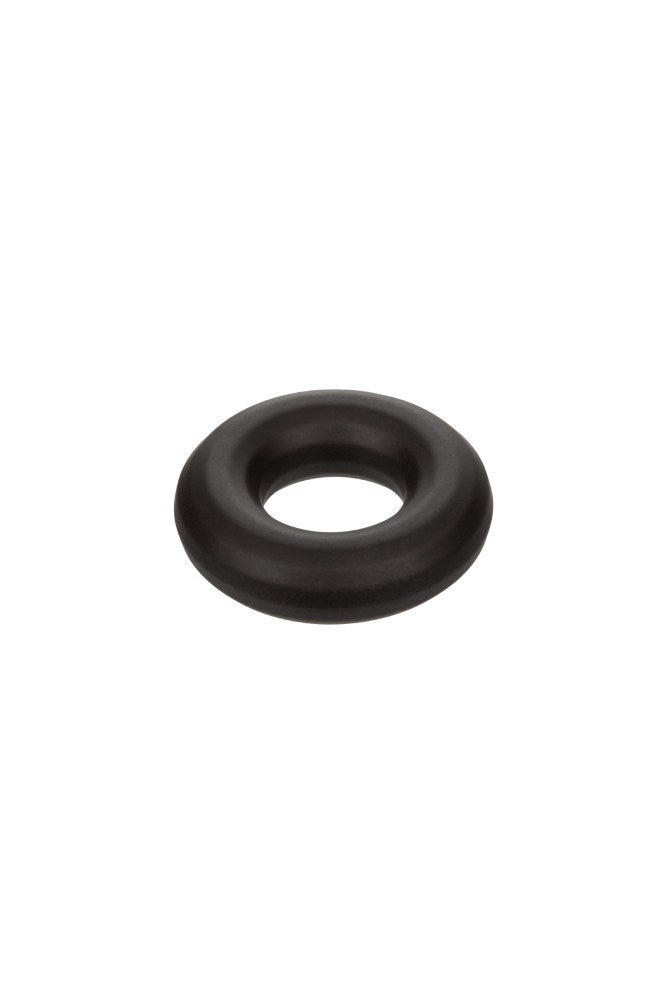 Cal Exotics - Alpha - Liquid Silicone Prolong Medium Cock Ring - Black - Stag Shop