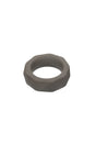 Cal Exotics - Alpha - Liquid Silicone Prolong Prismatic Cock Ring - Grey - Stag Shop