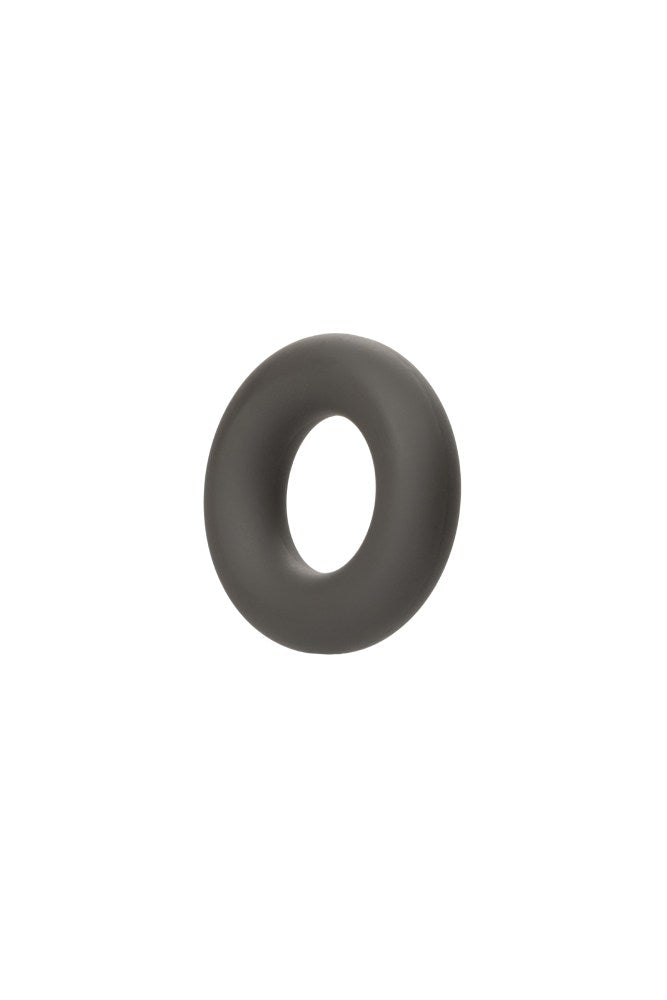 Cal Exotics - Alpha - Liquid Silicone Prolong Cock Rings 2pc Set - Black - Stag Shop