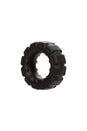 Cal Exotics - Alpha - Liquid Silicone Prolong Tread Cock Ring - Black - Stag Shop
