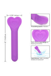 Cal Exotics - Bliss - Liquid Silicone Lover Vibrator - Purple - Stag Shop