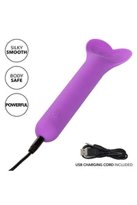 Thumbnail for Cal Exotics - Bliss - Liquid Silicone Lover Vibrator - Purple - Stag Shop