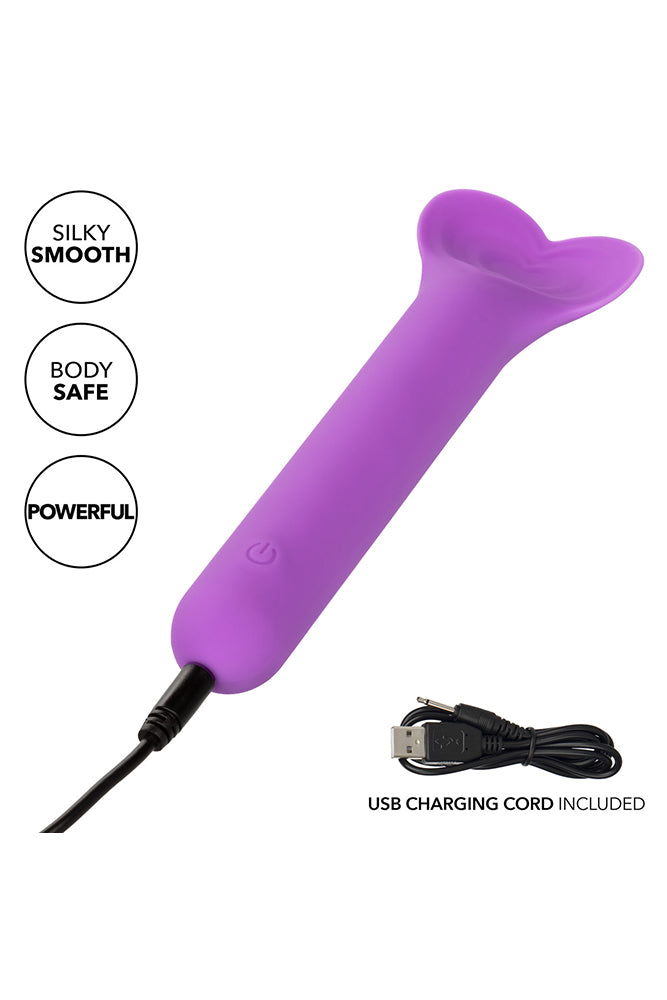 Cal Exotics - Bliss - Liquid Silicone Lover Vibrator - Purple - Stag Shop