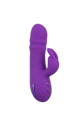 Cal Exotics - California Dreaming - Manhattan Beach Marvel Thrusting Rabbit Vibrator - Purple - Stag Shop