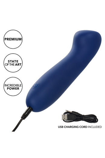 Cal Exotics - Cashmere - Satin G Vibrator - Blue - Stag Shop
