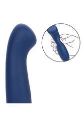 Cal Exotics - Cashmere - Satin G Vibrator - Blue - Stag Shop