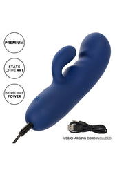 Cal Exotics - Cashmere - Silk Duo Vibrator - Blue - Stag Shop