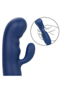 Cal Exotics - Cashmere - Silk Duo Vibrator - Blue - Stag Shop