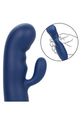 Cal Exotics - Cashmere - Silk Duo Vibrator - Blue - Stag Shop