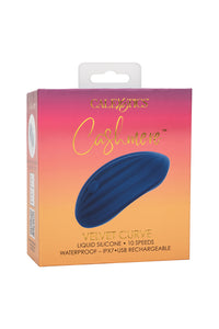 Thumbnail for Cal Exotics - Cashmere - Velvet Curve Vibrator - Blue - Stag Shop