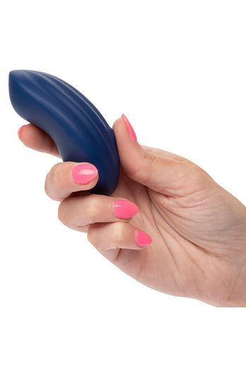 Cal Exotics - Cashmere - Velvet Curve Vibrator - Blue - Stag Shop
