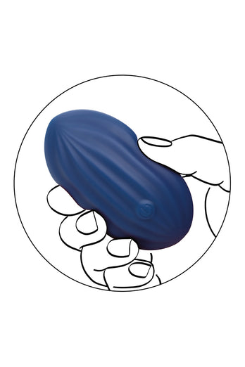 Cal Exotics - Cashmere - Velvet Curve Vibrator - Blue - Stag Shop