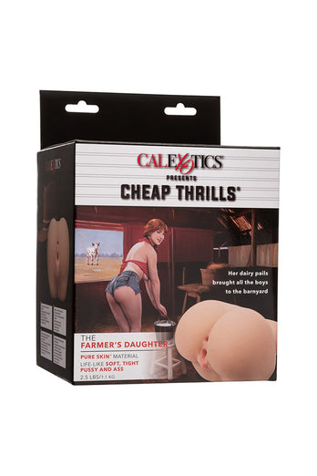 Cal Exotics - Cheap Thrills - Farmer’s Daughter Dual Entry Stroker - Stag Shop