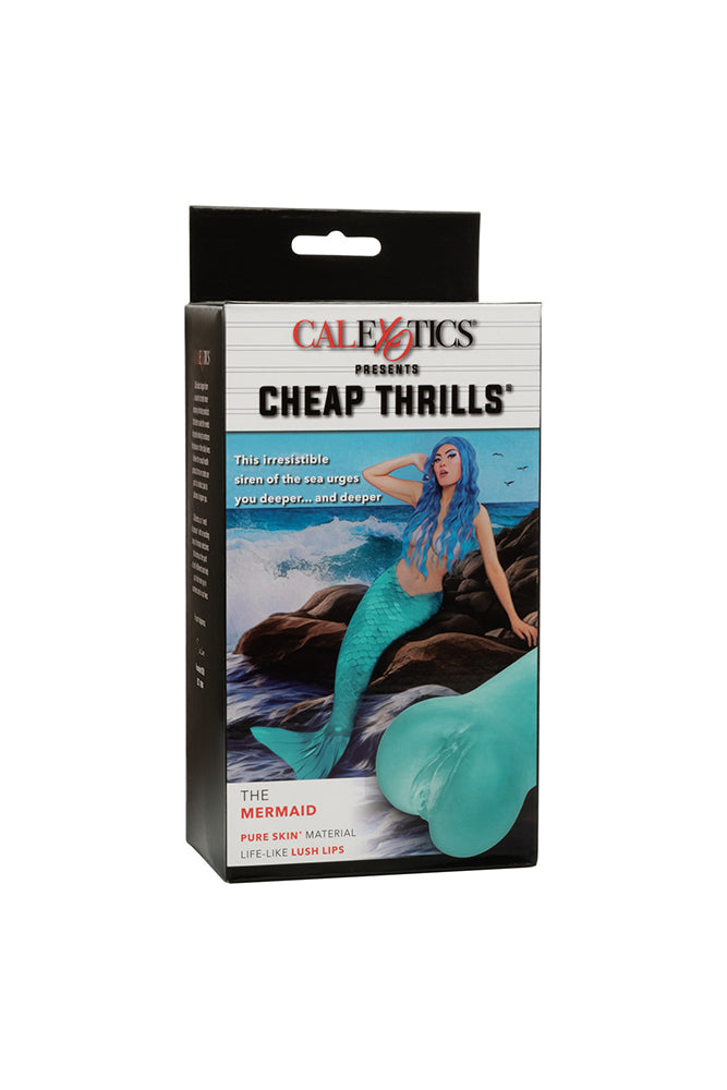 Cal Exotics - Cheap Thrills - The Mermaid Stroker - Blue - Stag Shop